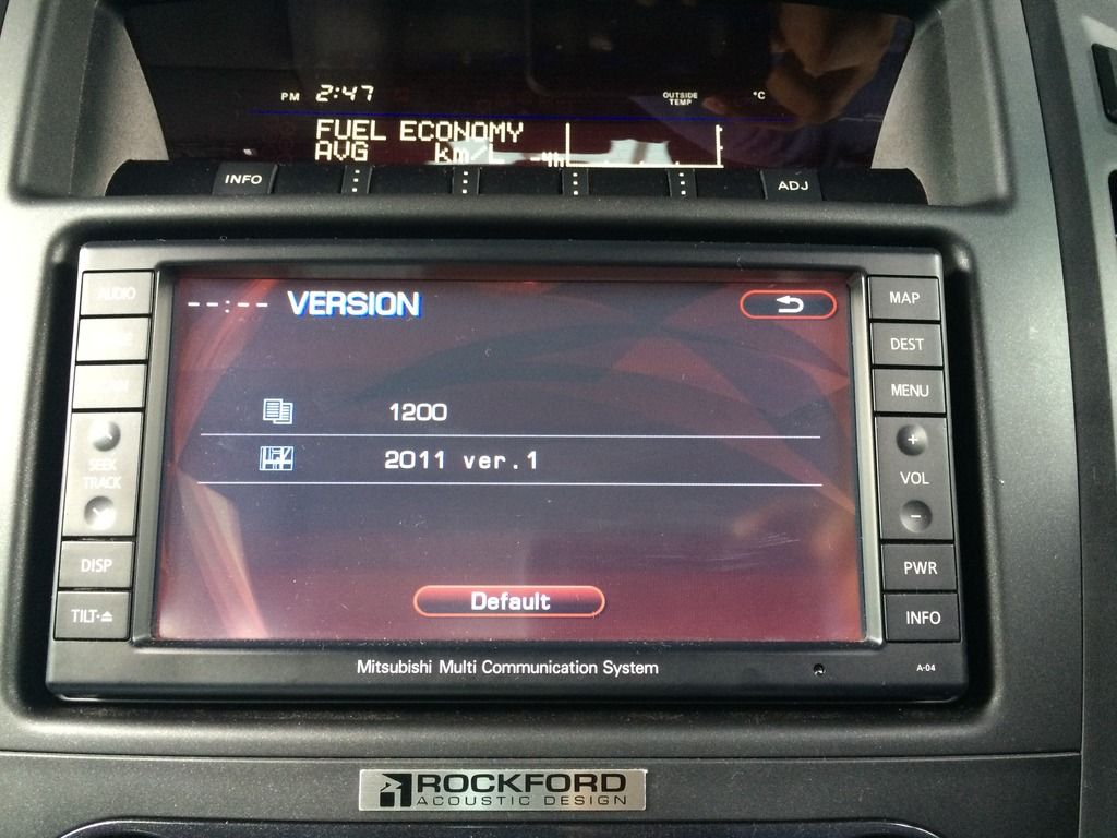 pajero navigation system